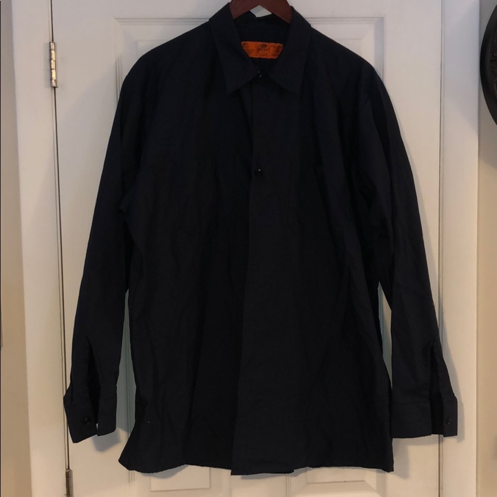 RED KAP Dark Navy Blue Longsleeve Shirt